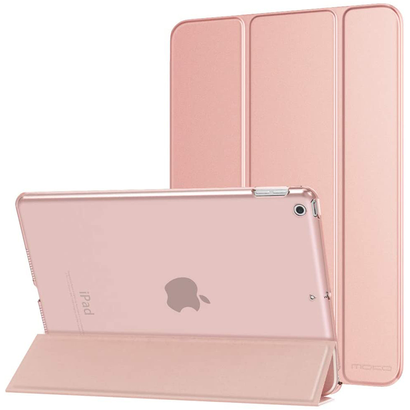 TTX Tablet Case for iPad 9th Generation 2021/iPad 8th Generation 2020/iPad 7th Generation 2019,Slim Translucent Hard PC Protective Smart Cover with Stand for iPad 10.2 inch